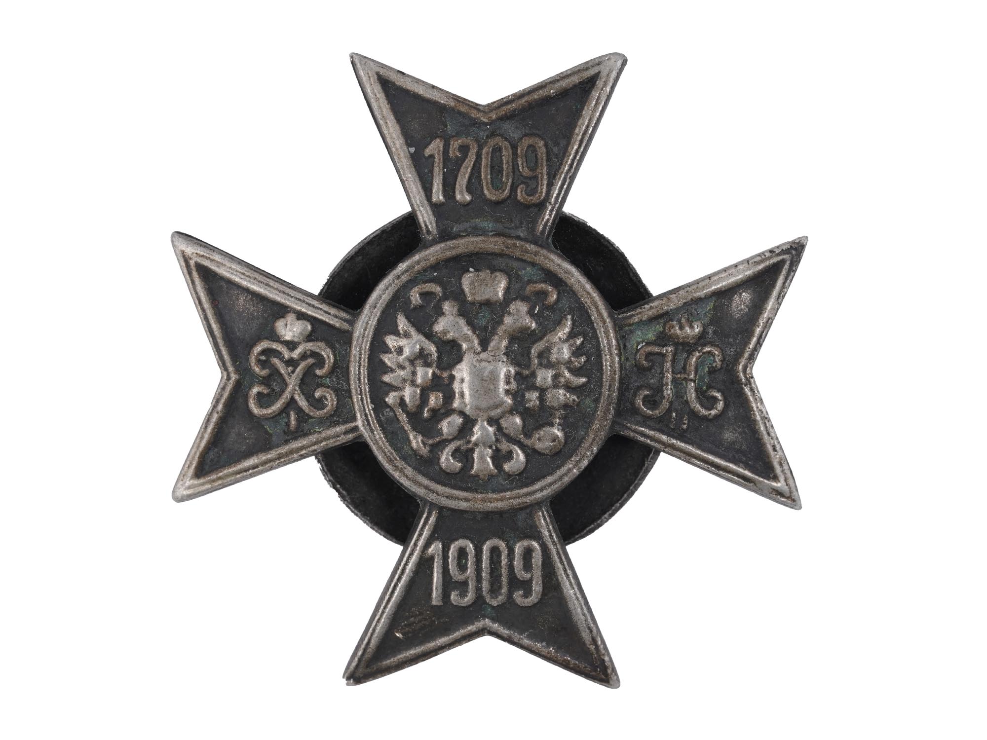 RUSSIAN IMPERIAL BADGE OF 104TH INFANTRY USTYUG PIC-0